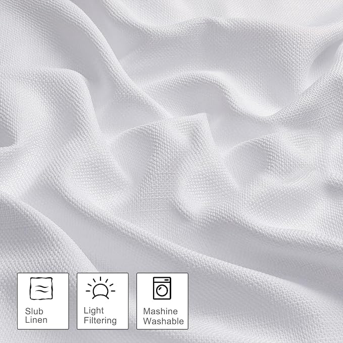 OWENIE Bob 1 PCS White Valances - Image 4