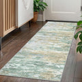 KOZYFLY Kitchen Runner Rug for Hallway Non-Slip Modern Abstract Runner Rug 2x5 by KOZYFLY