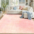 Washable Area Rugs 9'x12' Non-Slip Modern Abstract Soft by RELEANY