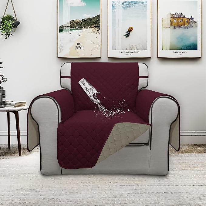 ISSUNTEX Double Protection 100% Waterproof Chair Sofa Covers - Image 2