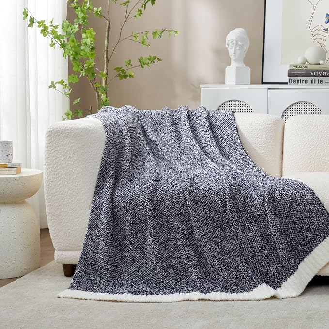 Snuggle Sac Oversized Navy Blanket, Twin XL Size - Image 9