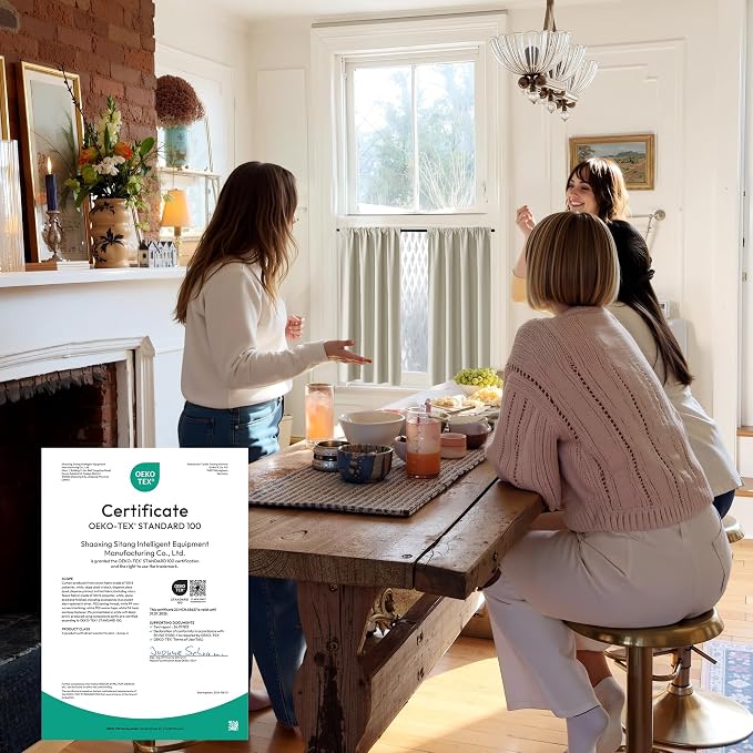 RYB HOME 100% Blackout Short Curtains - Image 6