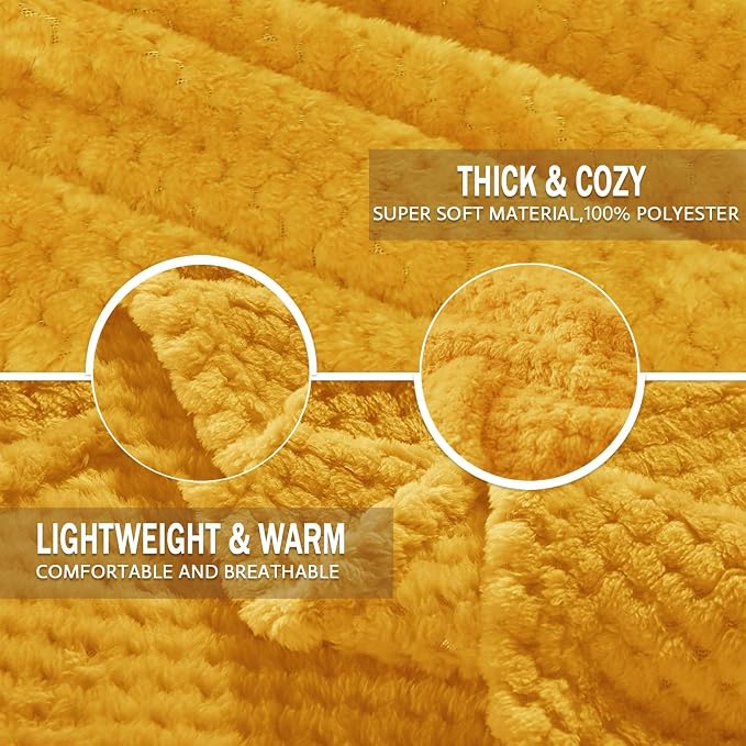 Exclusivo Mezcla Fleece Throw Blanket Extra Large, Super Soft and Warm Blankets - Image 6