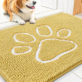 Smiry Dog Door Mat for Muddy Paws, Absorbent Dirt Trapper Non Slip Quick Dry by Smiry