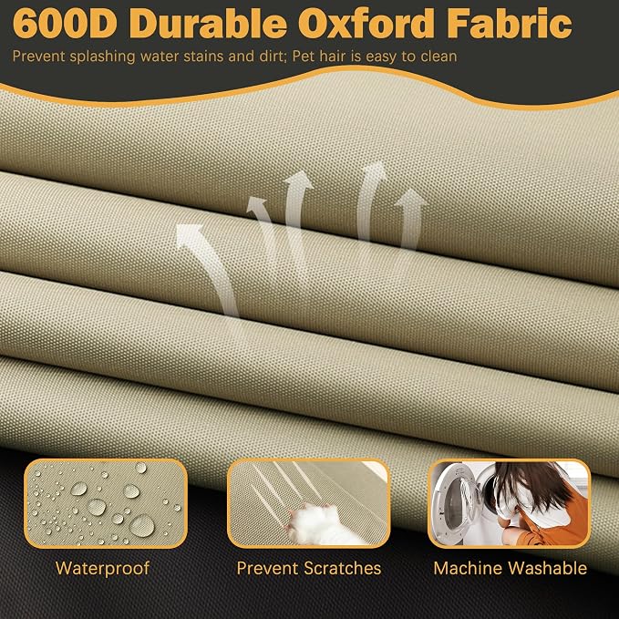 Sqodok Outdoor Cushion Covers 22x20 inch, Wicker Chair - Image 4