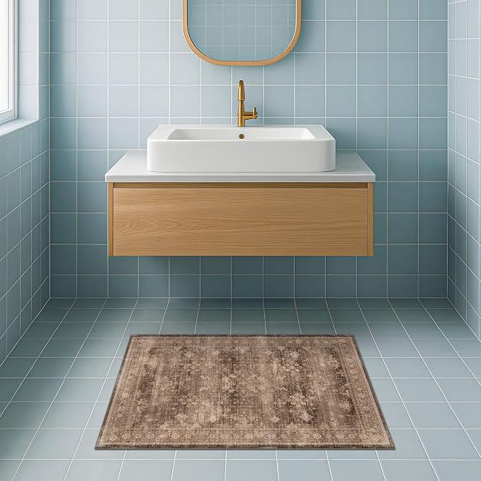 Boho Taupe Brown 2x3 Entryway Rug - Image 6