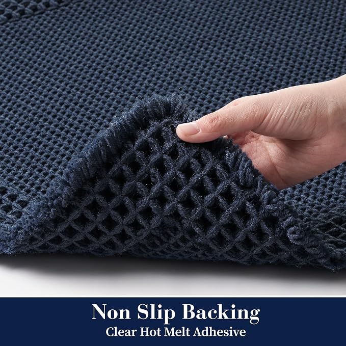 RESARE Waffle Bath Mat, Super Absorbent Non Slip, Machine Washable, Ultra Soft - Image 4