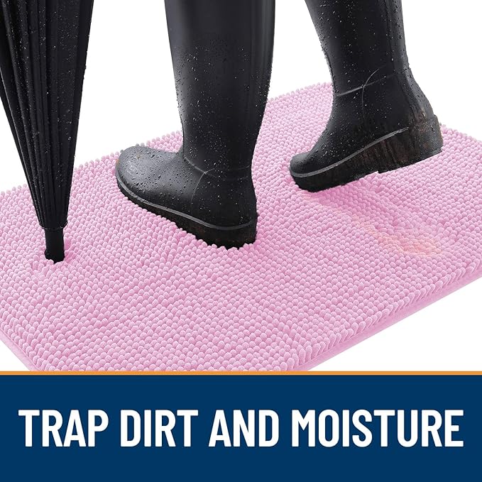 OLANLY Dog Door Mat for Muddy Paws 30x20, Absorbs Moisture and Dirt, Absorbent - Image 2