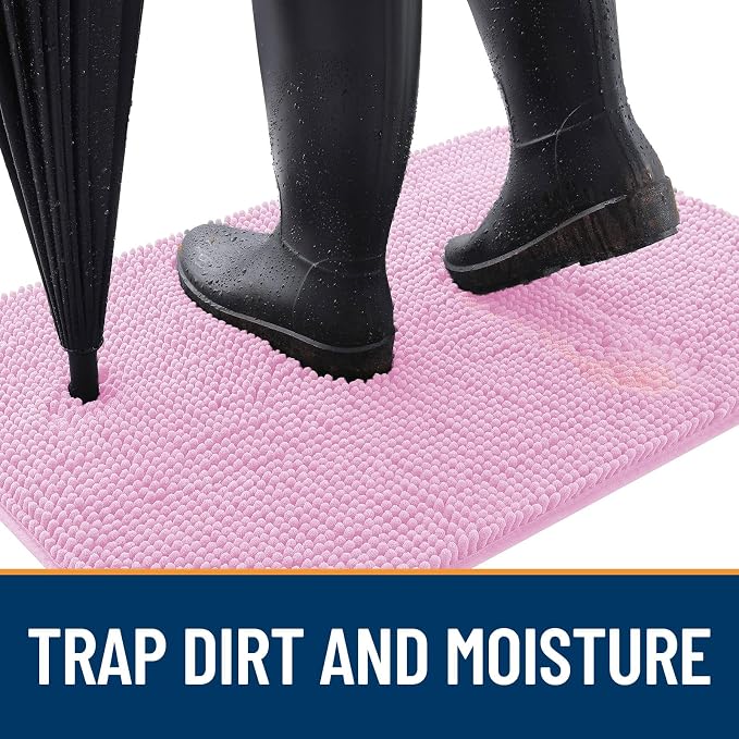 OLANLY Dog Door Mat for Muddy Paws 34x21, Absorbs Moisture and Dirt, Absorbent - Image 2