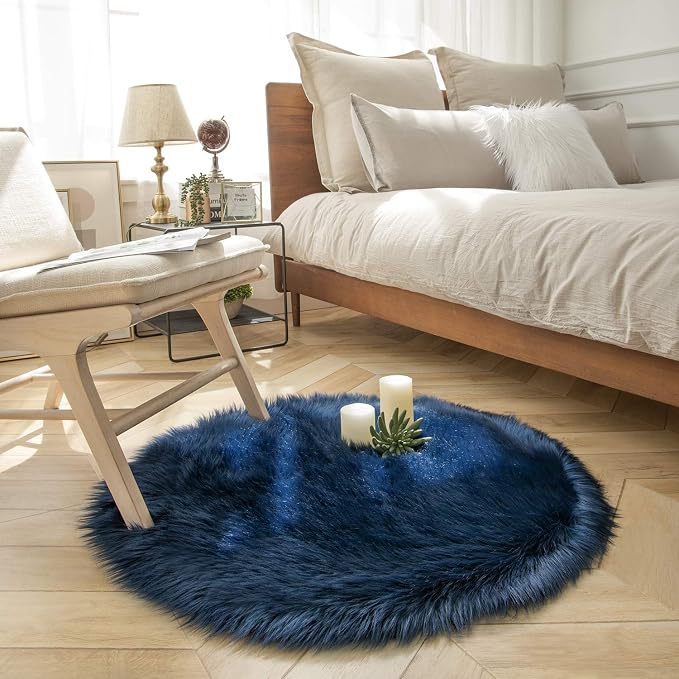 Ashler Faux Fur Rug - Image 2