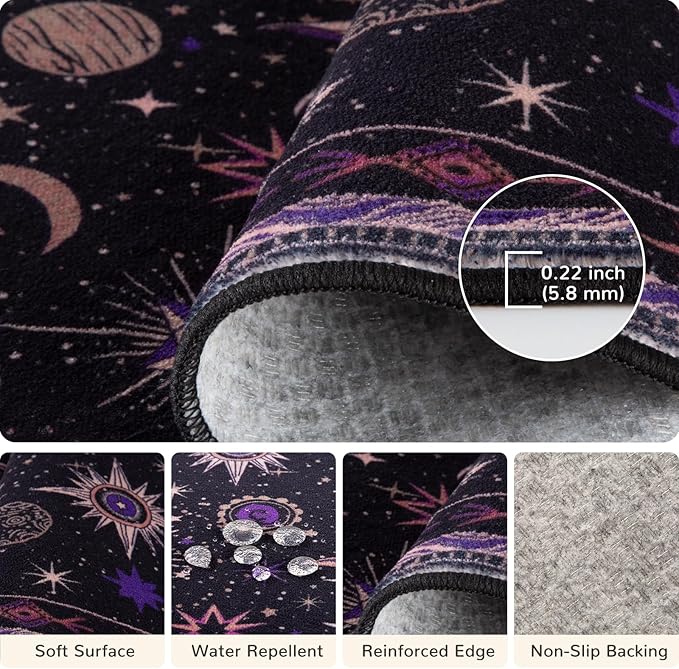 Vacuum-Friendly, 2x6 Washable Area Rug - Image 4