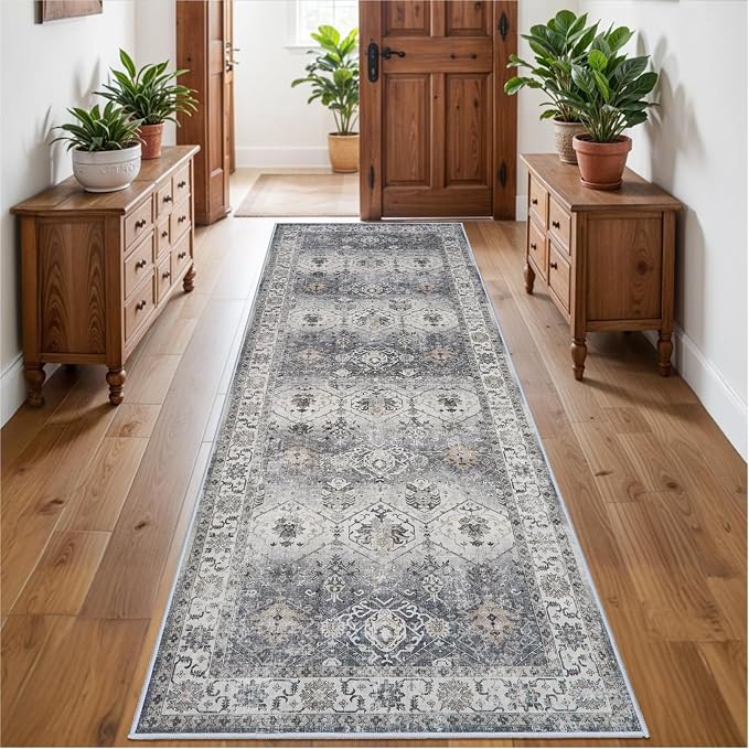 Washable Runner Rug 3x8 by TOPRUUG