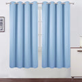 LEMOMO Sky Blue Thermal Blackout Curtains/52 x 72 Inch/Set of 2 Panels Room by Lemomo