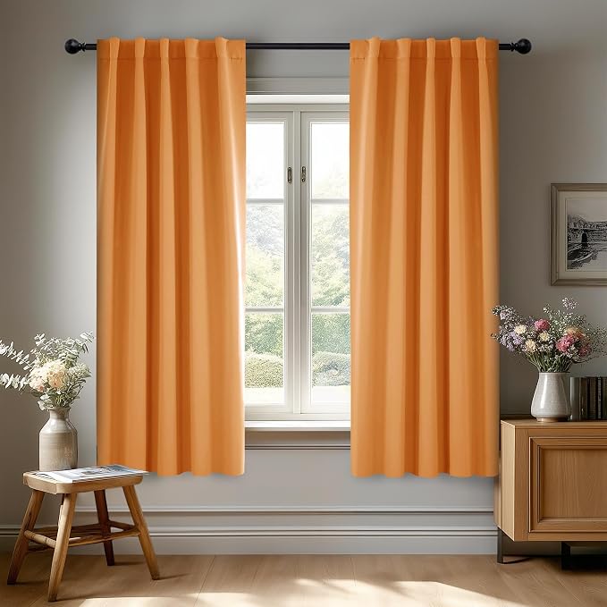 Deconovo Rod Pocket and Back Tab Blackout Curtains by Deconovo