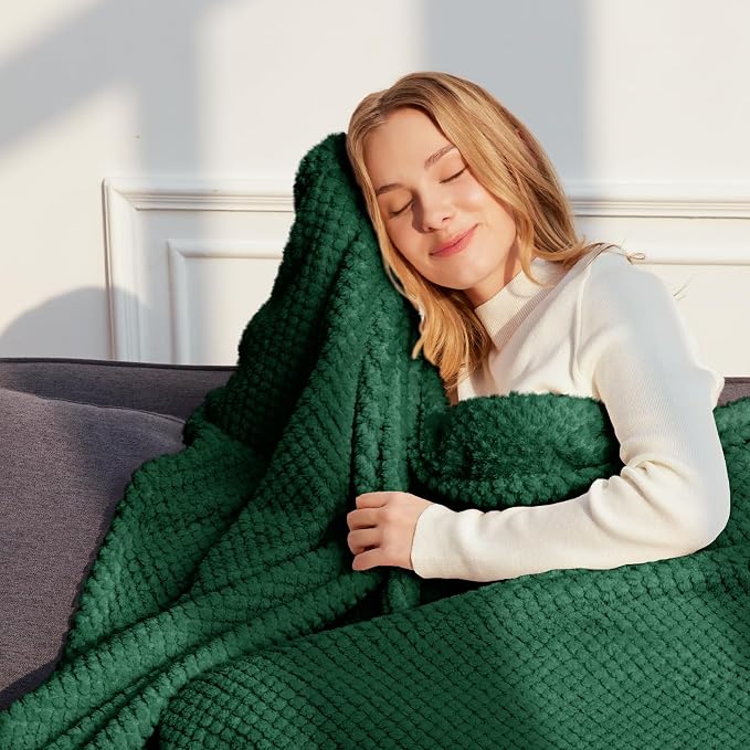 Whale Flotilla Twin Size Fuzzy Fleece Blanket - Image 3