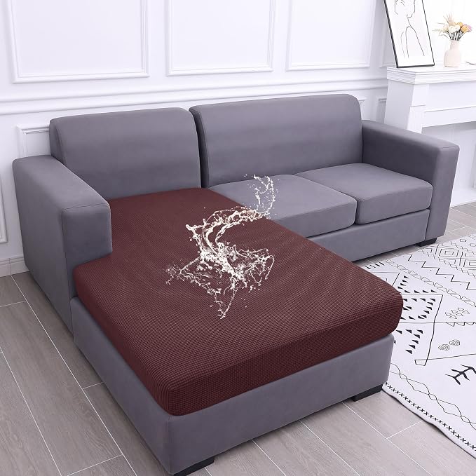 hyha Waterproof Sectional Couch Covers, Non Slip Sofa Couch Cushion Covers L by hyha