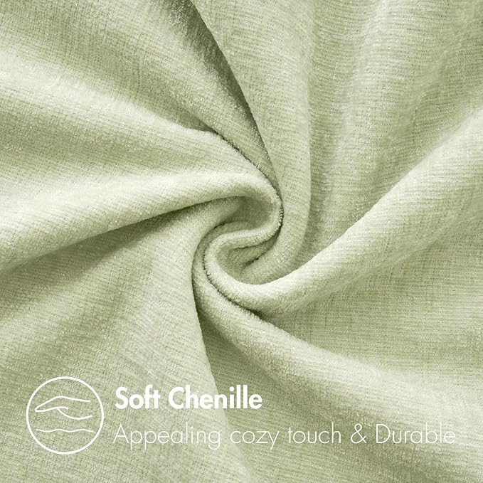MIULEE Pack of 2 Spring Light Green Couch Throw Pillow Covers 20x20 Inch Soft - Image 2