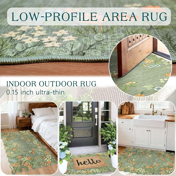 Floral Outdoor Rug - Image 6
