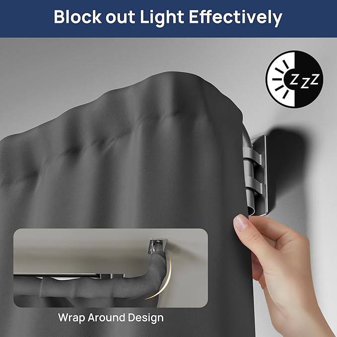 ENJOYBASICS Blackout Curtain rod - Image 3