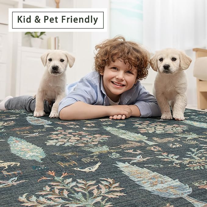 Washable Rugs 8x10 Area Rugs for Living Room, Dining Room- Large Ultra Soft - Image 6
