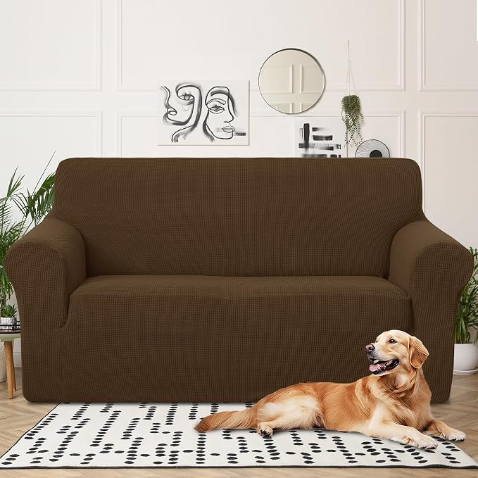 U-NICE HOME Oversized Stretch Loveseat Couch Cover Sofa Covers Washable Sofa - Image 2