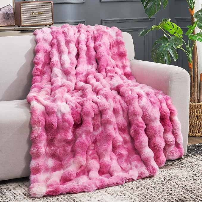 Cozy Bliss Faux Fur Throw Blanket - Image 5