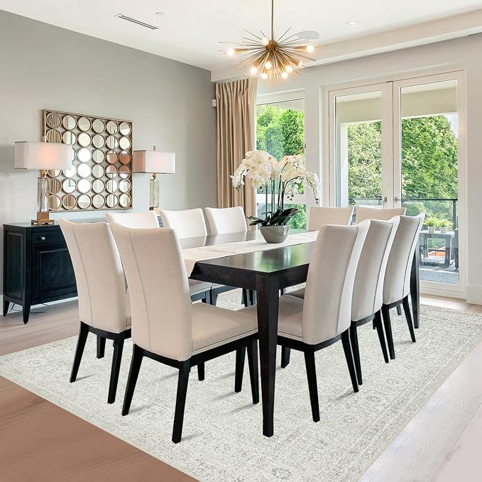 Washable Rugs 8x10 Area Rugs for Living Room, Dining Room- Large Ultra Soft - Image 8
