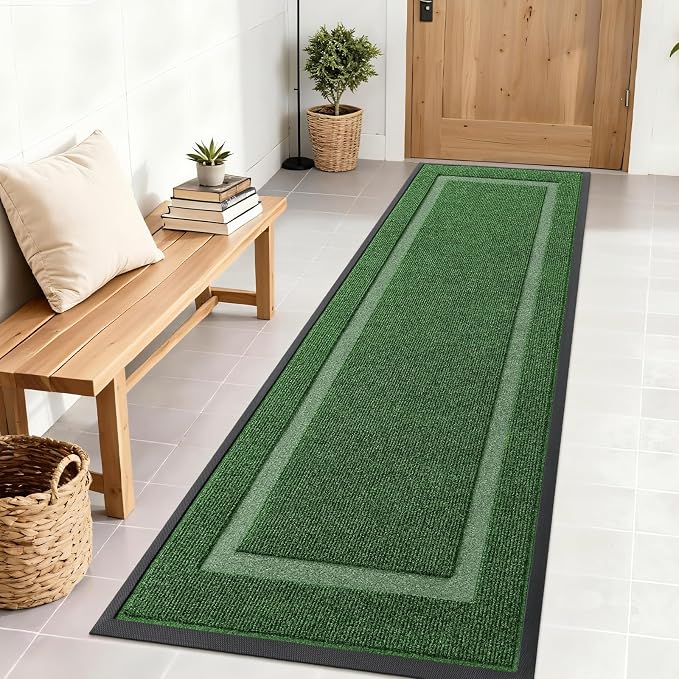 OLANLY Front Door Mat Indoor Outdoor Entrance, Waterproof All-Season, by OLANLY