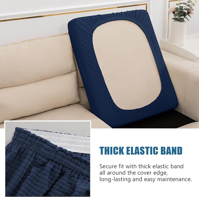 Water Repellent Sofa Seat Cushion Covers Stretch Furniture Protector Slip Covers - Image 4