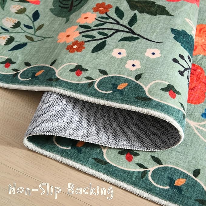 Rugcomf Runners for Hallways Kitchen Runner Rug Non Slip 2'x 10' Long Washable - Image 6