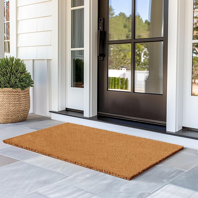 Barnyard Designs Natural Coco Coir Heavy Duty Backing Doormat - Image 2