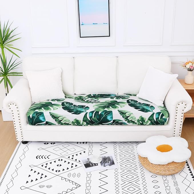 Smiry Printed Couch Cushion Covers, Stretch Soft Couch Covers - Image 5