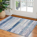 KOZYFLY Modern Abstract Small Area Rugs, 2x3 Washable Kitchen Rug Non-Slip Soft by KOZYFLY