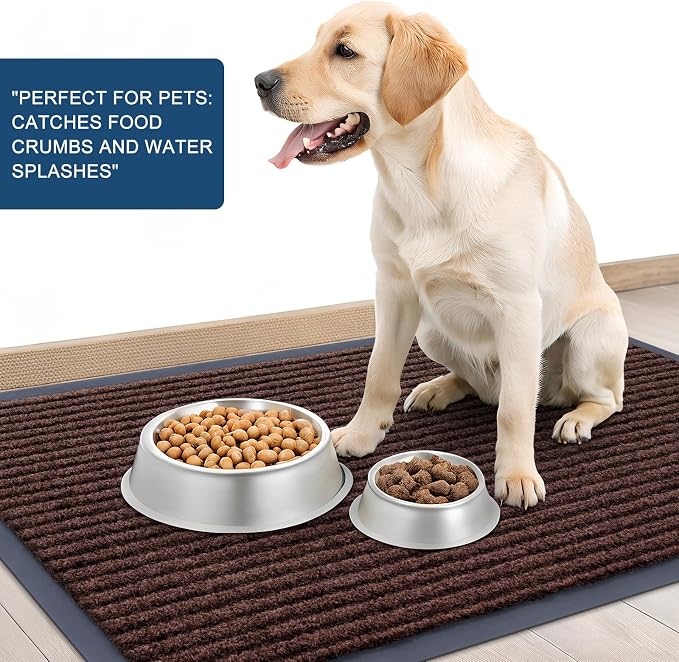 OLANLY Front Door Mat 59x40, Waterproof Heavy-Duty Indoor Outdoor Doormat | - Image 6