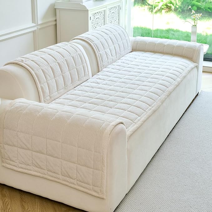 Couch Covers for Dogs Washable, Non Slip Couch Covers for Loveseat Sofa Pet - Image 2
