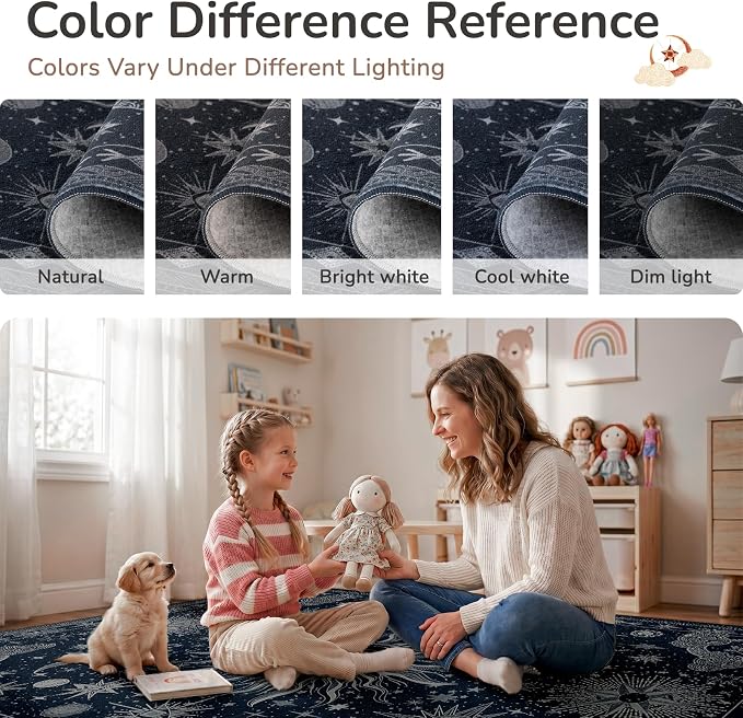 Vacuum-Friendly, 2x6 Washable Area Rug - Image 7