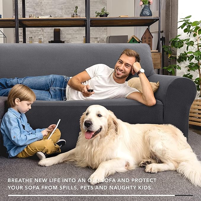 ZNSAYOTX Stretch Oversized Couch Cover Universal Sofa Covers - Image 2