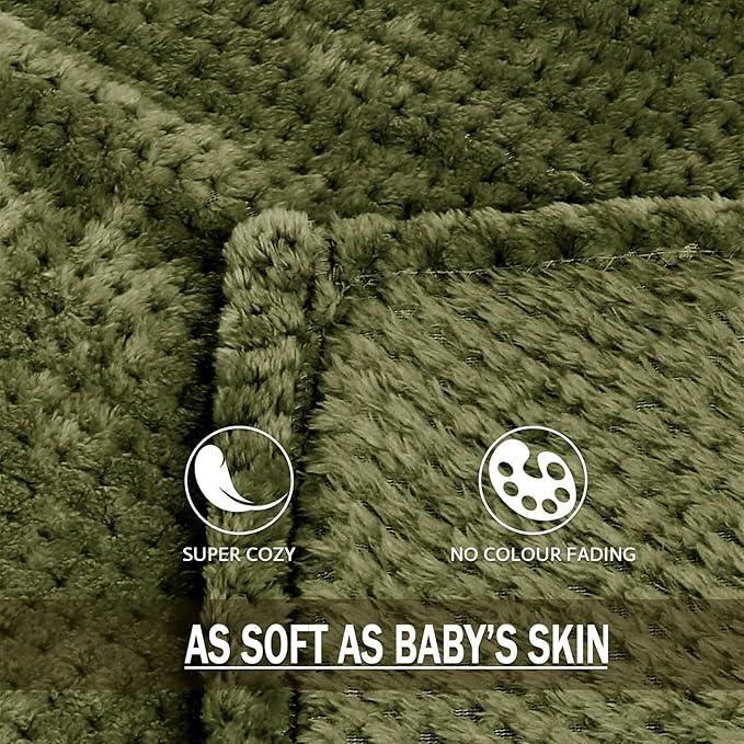 Exclusivo Mezcla Fleece Throw Blanket Extra Large, Super Soft and Warm Blankets - Image 6
