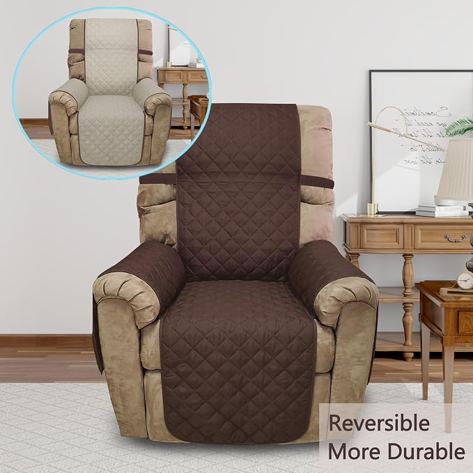 Recliner Chair Covers Reversible Sofa Couch Cover - Image 2