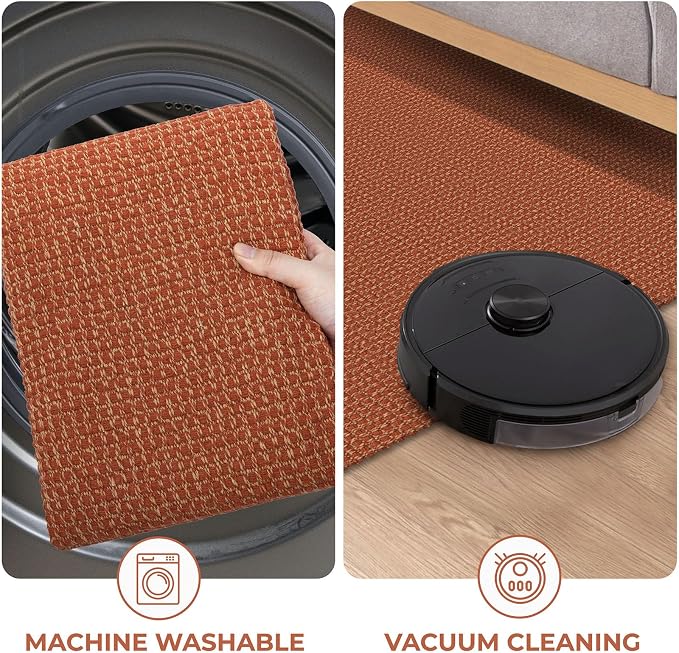 KOZYFLY Runners for Hallways 2x7 ft Washable Kitchen Runner Non Slip Rubber - Image 7