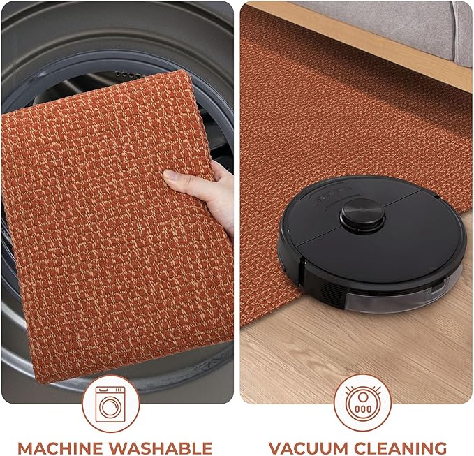 KOZYFLY Runners for Hallways 2x5 ft Washable Kitchen Runner Non Slip Rubber - Image 7