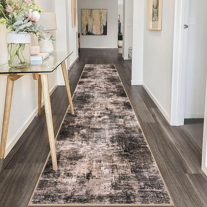 IOHOUZE Abstract Runner Rug 2x10 Ft Washable Runners - Image 7