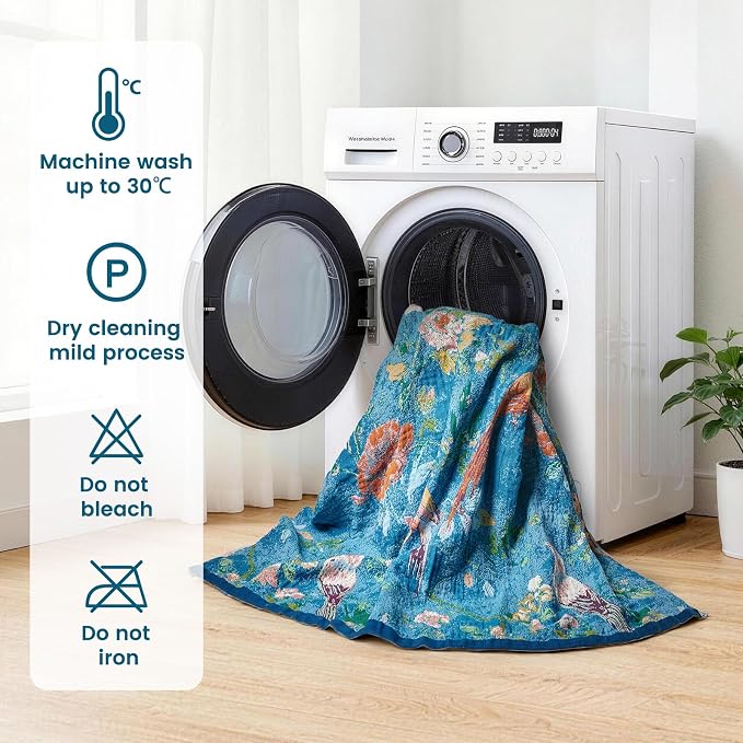 MSGKV Boho Throw Blanket for Couch 50"x60" Cotton Blanket - Image 7
