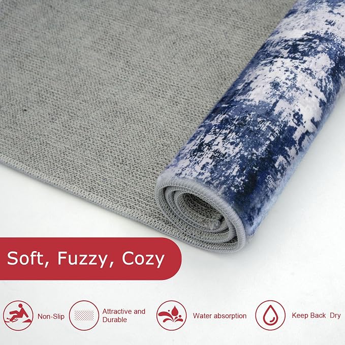 KOZYFLY Modern Abstract Rug Runner - Image 5