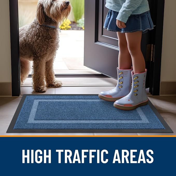 OLANLY Front Door Mat Indoor Outdoor Entrance, Waterproof All-Season, - Image 7