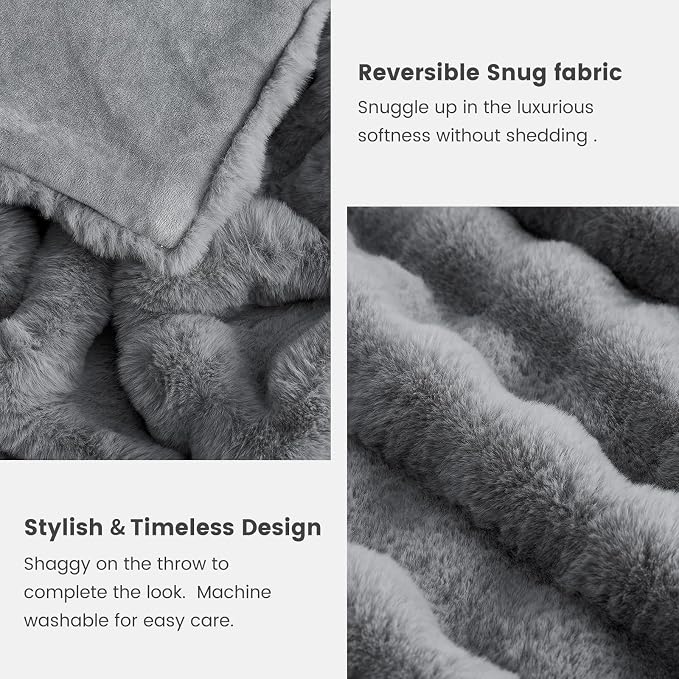 Cozy Bliss Faux Fur Throw Blanket - Image 7