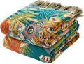 MSGKV Throw Blanket for Couch Cotton Leopard Animals Blanket 50"x60" Sofa Chair by MSGKVHomeTextiles