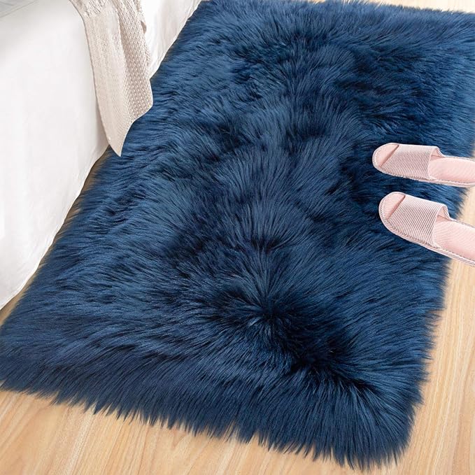 LOCHAS Soft Fluffy Faux Fur Rugs by LOCHAS
