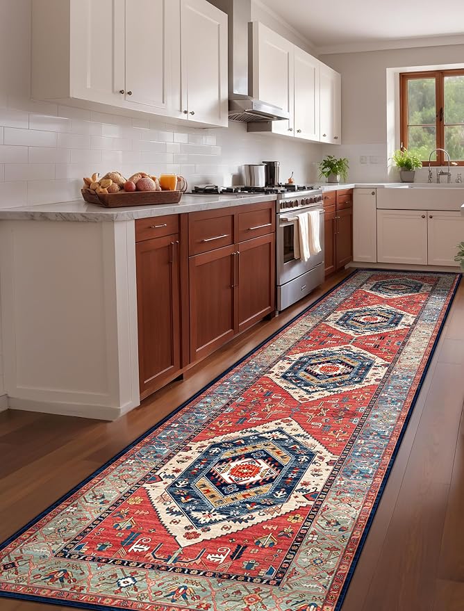 SERISSA Runner Rug for Hallways, 3x12 Washable Non Slip Kitchen Runner Rug - Image 2