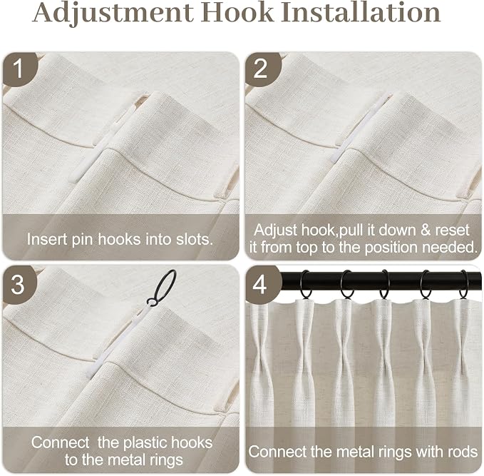 60 Inch Extra Width Pinch Pleated Curtains - Image 7
